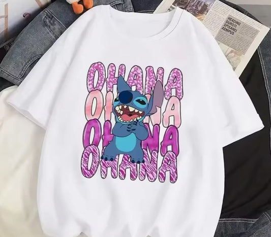تي شيرت Ohana Lilo Stitch